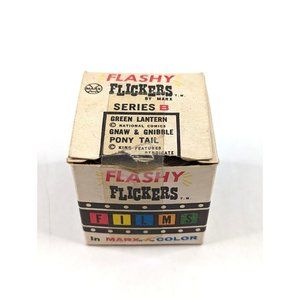 Vintage 1960s MARX Flashy Flickers Films Series B‎ Green Lantern Gnaw Pony Tail